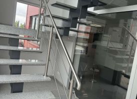 Laiptų,Balkonų Turėklai, Stikliniai Stogeliai