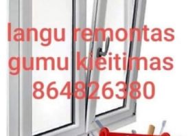 Langu duru remontas