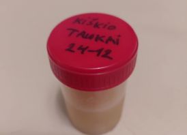 Lyditi garuose kiškio taukai