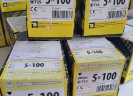Medsriegiai 5x100 torx ileidziama galva