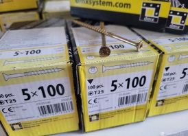 Medsriegiai 5x100 torx ileidziama galva