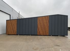 Modulinis karkasinis sodo namas