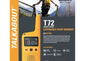 Motorola TALKABOUT T72 + EU adapteris