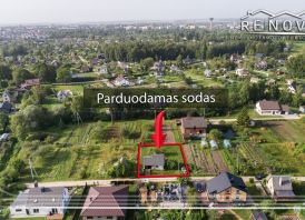 Mūrinis sodo namas su židiniu! Radviliškyje!