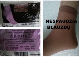 Nailoninės kojinaitės moterims