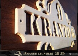 Namų adreso lentelė 50x25cm