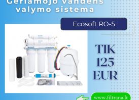 Ecosoft RO5 geriamojo vandens valymo sistema