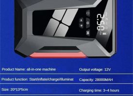Nešiojamas 28000 mAh automobilio starteris