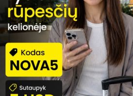 Nova5 - saily esim nuolaidos kodas -4,25 eur