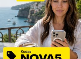 NOVA5 - Saily eSIM nuolaidos kodas -4,25 EUR