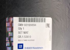 Opel Meriva B salono kilimėliai