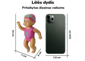 Plaukianti lėlė - nebrangiosprekes.lt