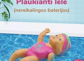 Plaukianti lėlė - nebrangiosprekes.lt