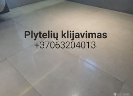 Plytelių klijavimas Vilniuje - plyteliu-klija
