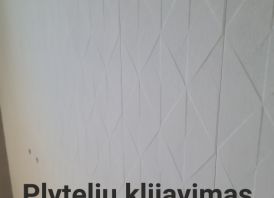 Plytelių klijavimas Vilniuje - plyteliu-klija
