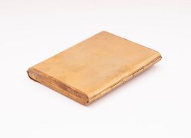 Pudrinė Bronza paauksuota, veidrodis 9 x 6,5 