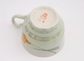 Puodukas kavai su lėkštute Talpa: 100 ml.