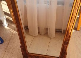 Rankomis drožinėtas krištolinis veidrodis