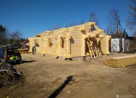 Rąstinių namų statyba visoje Lietuvoje
