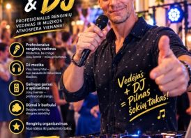 Renginių vedėjas ir dj visoje lietuvoje