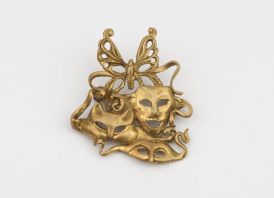 Sagė KAUKĖS 1987 m. Bronza Apie 4 cm. 9,07 gr