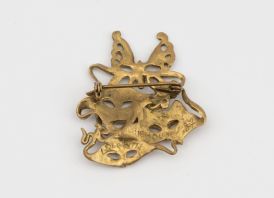 Sagė KAUKĖS 1987 m. Bronza Apie 4 cm. 9,07 gr