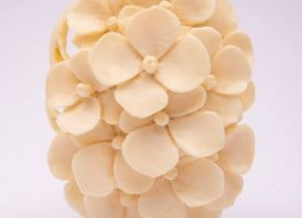 Sagė PUOKŠTĖ.Dramblio kaulas 6,2 x 5 cm.