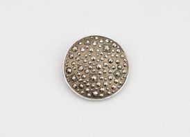 Sagė-spaustukas Sidabro spalvos metala 3,5 cm