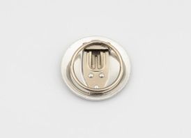 Sagė-spaustukas Sidabro spalvos metala 3,5 cm