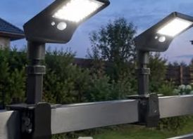 Saulės energija įkraunamas lauko šviestuvas s