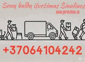 Senų Baldų Išvežimas Šiauliai 064104242