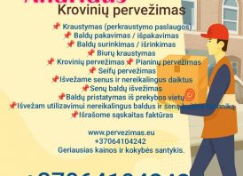 Senų Baldų Išvežimas Šiauliai 064104242