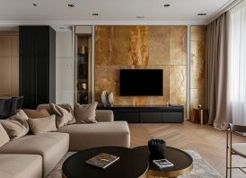 TV sienų apdaila dekoratyviniu akmeniu