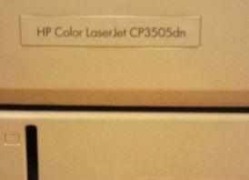 spaudintuvas hp color laser jet cp3505dn