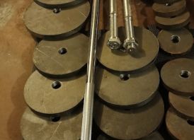 Štanga 122kg/ hanteliai 2x58kg