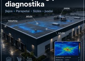 Stogų ir fasadų nuotėkių diagnostika