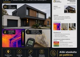 Stogų ir fasadų nuotėkių diagnostika