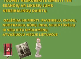 SUPERKU IŠVEŽU SENIENAS  PARDUODATE AR IŠKRAU