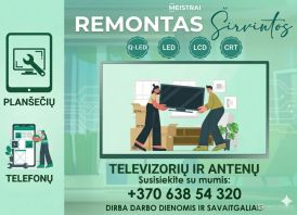 Televizorių remontas Širvintose, Ukmergėje