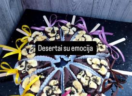 Tortai, Desertai, Veganiški tortai, pracūzišk