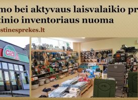 Turistinio inventoriaus nuoma