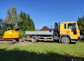 Volvo FL 614  4×2 Savivartis su kranu
