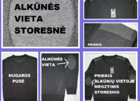 Vyriškas megztinis su vilna didelis dydis