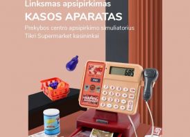 Žaidimas kasos aparatas Supermarket
