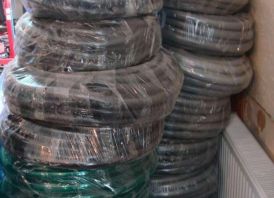 Žarna laistymui juoda rušiška , 3mm sienelės 